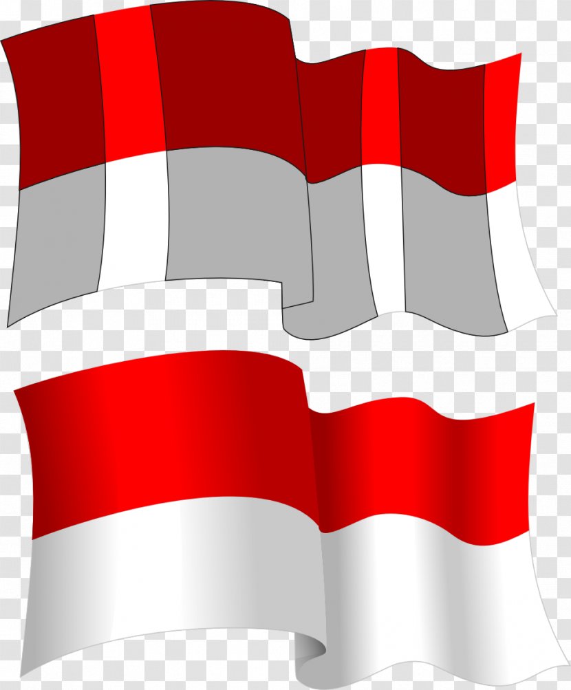 Flag Of Indonesia Malaysia - Rectangle Transparent PNG