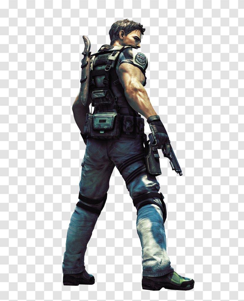 Resident Evil 5 Chris Redfield Evil: The Mercenaries 3D Xbox 360 - Playstation 3 - Player Character Transparent PNG