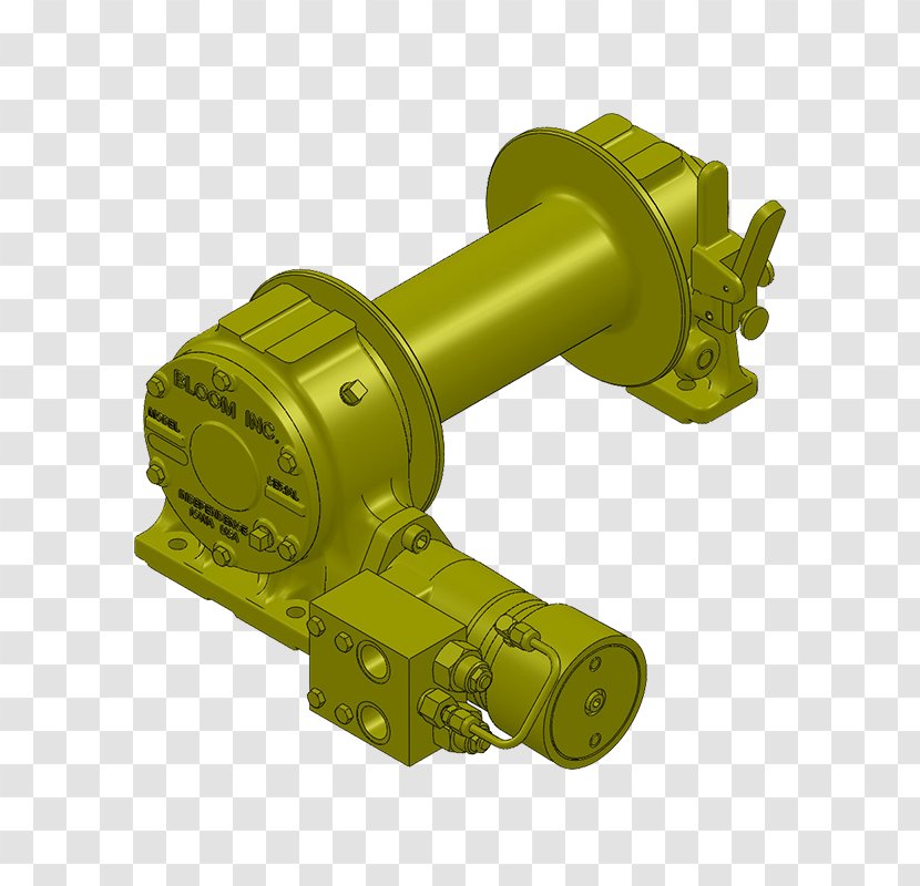 Hydraulics Winch Capstan Crane Hydraulic Motor - Free Boat To Pull The Material Transparent PNG