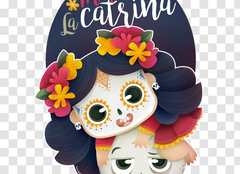 La Calavera Catrina T-shirt Child Bluza - Fashion Accessory Transparent PNG