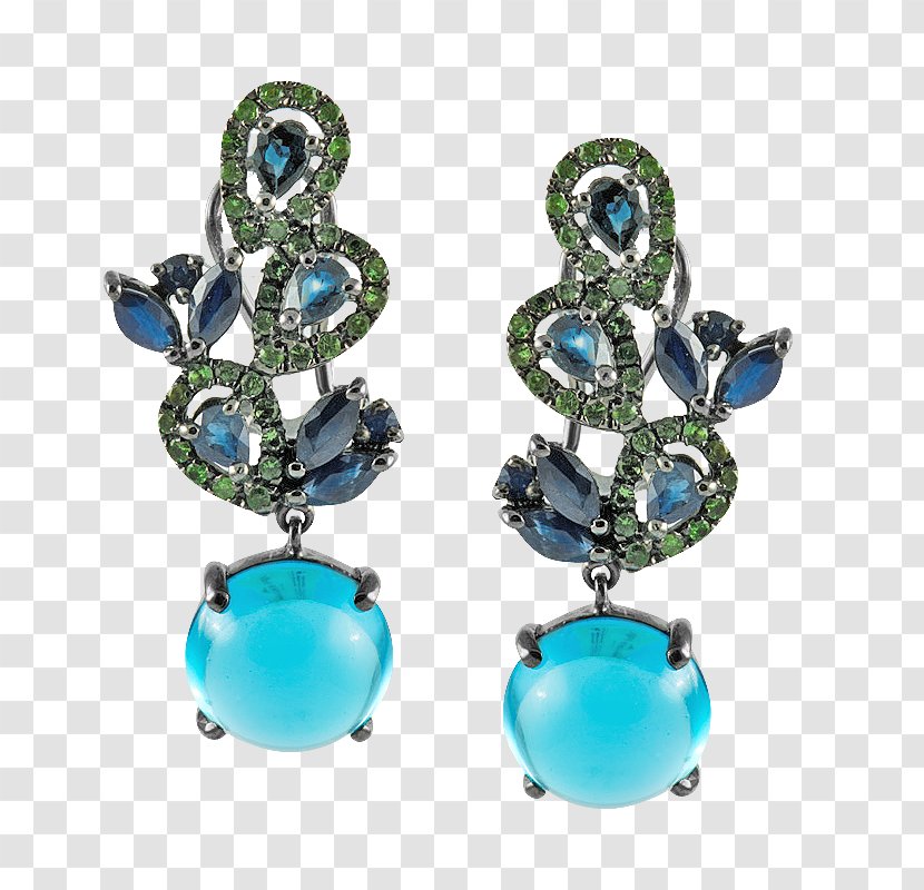 Turquoise Earring Body Jewellery - Jewelry Making Transparent PNG