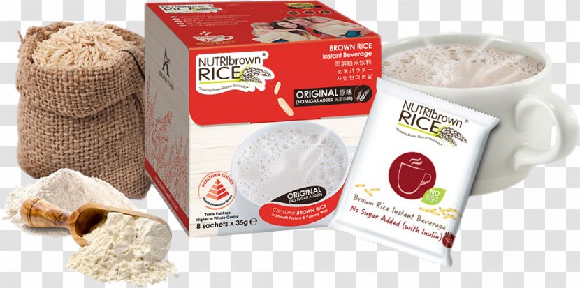 Ovaltine Brown Rice Sugar Food Vitamin - Prebiotic Transparent PNG
