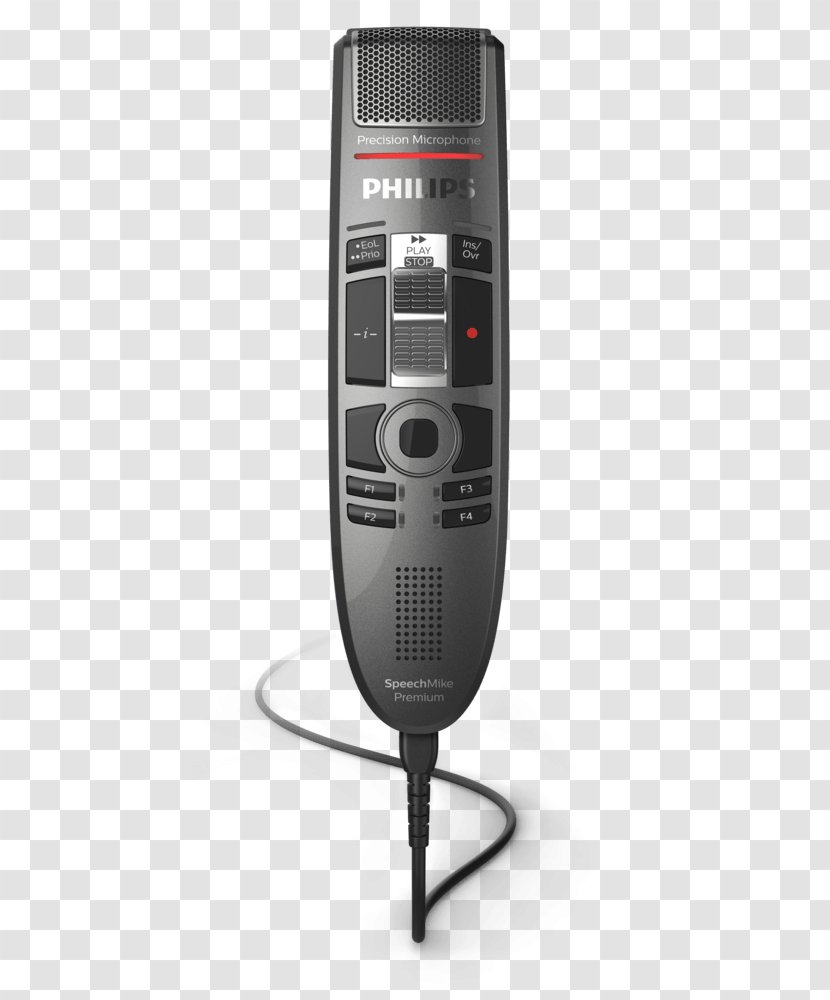 Philips SMP3700 SpeechMike Premium Touch Dictation Microphone LFH3500 Machine Digital - Multimedia Transparent PNG