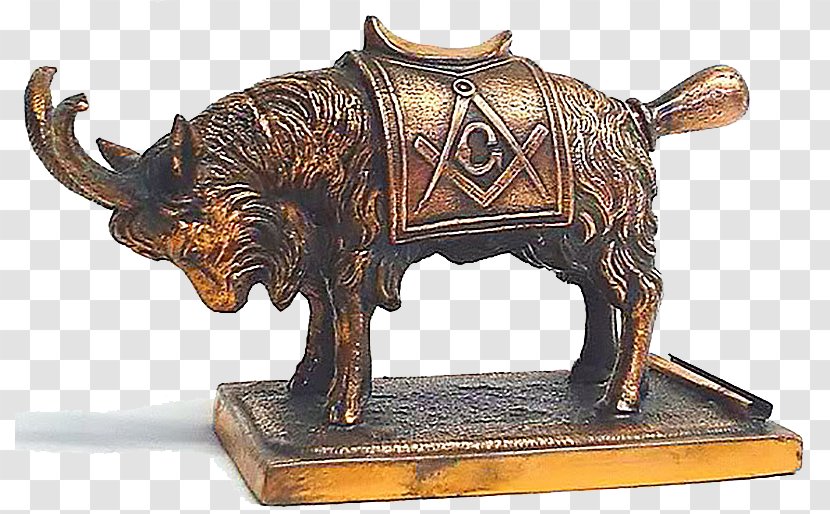 Freemasonry SF Masonic Auditorium Goat Bronze - Sf Transparent PNG