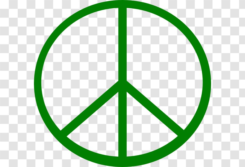 Peace Symbols Clip Art - Green - Circle Transparent PNG