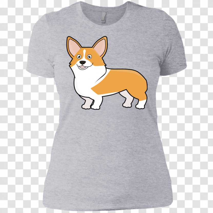 T-shirt Hoodie Sleeve Clothing - Cotton - Pembroke Welsh Corgi Transparent PNG