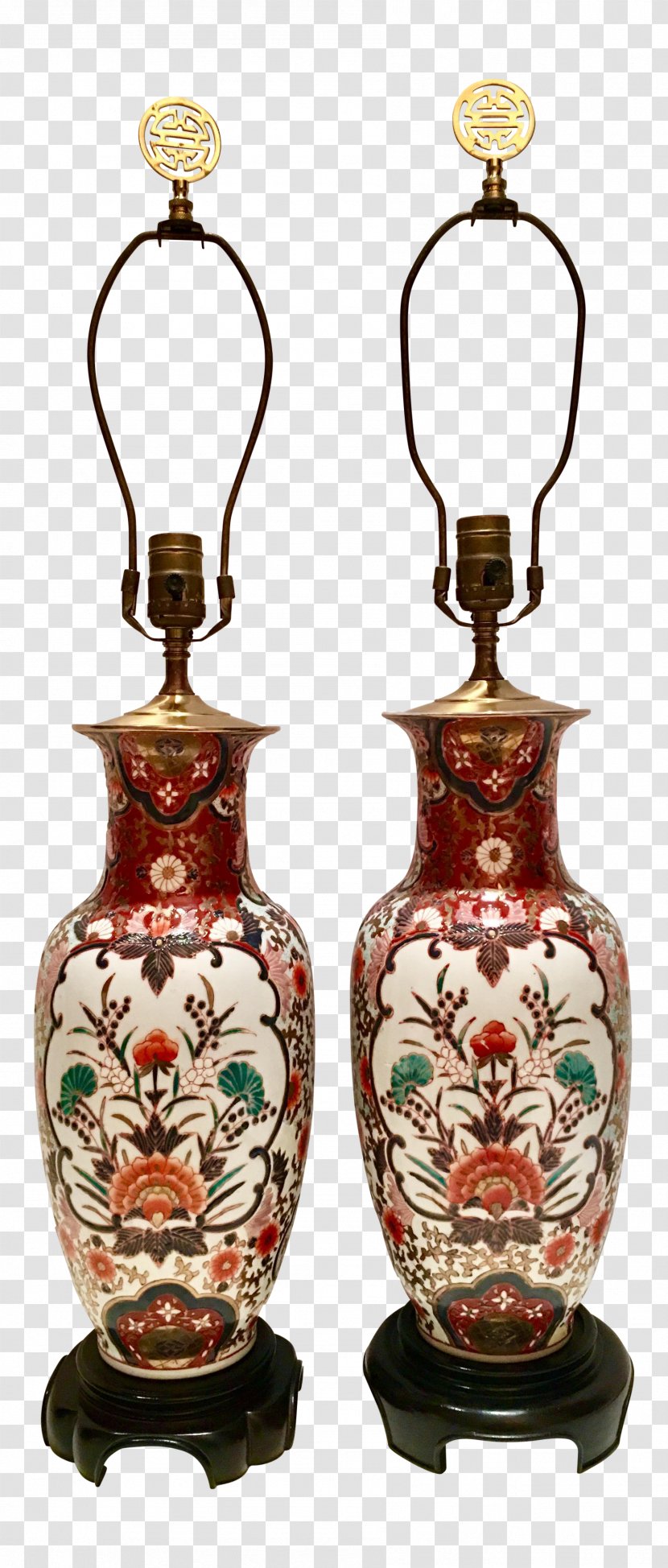 Vase Porcelain Urn - Barware - Hand Painted Lamp Transparent PNG