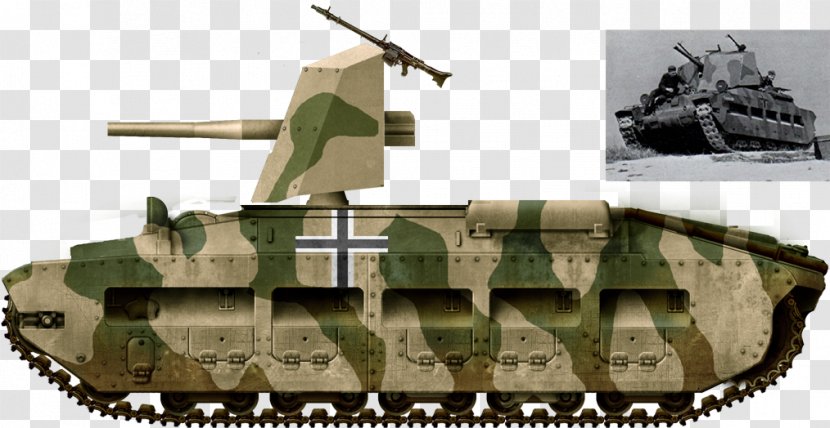 Second World War Matilda II Tank Panzer I Military - Modern Chinese Transparent PNG