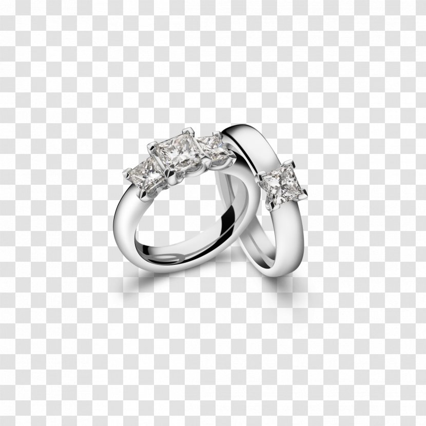 Engagement Ring Jewellery Wellendorff Silver - Rings Transparent PNG