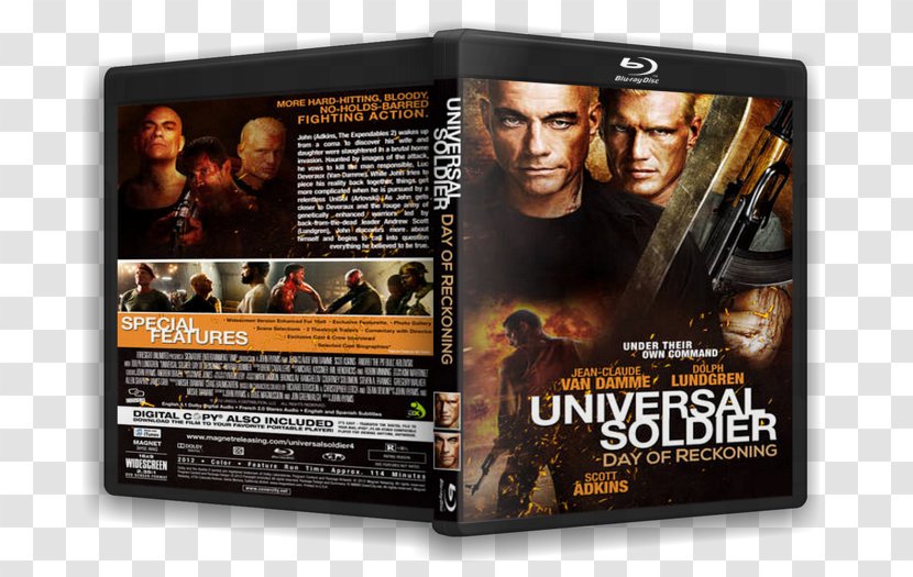 Day Of Reckoning Universal Soldier: The Return Film Brand - Dvd - Soldiers Transparent PNG