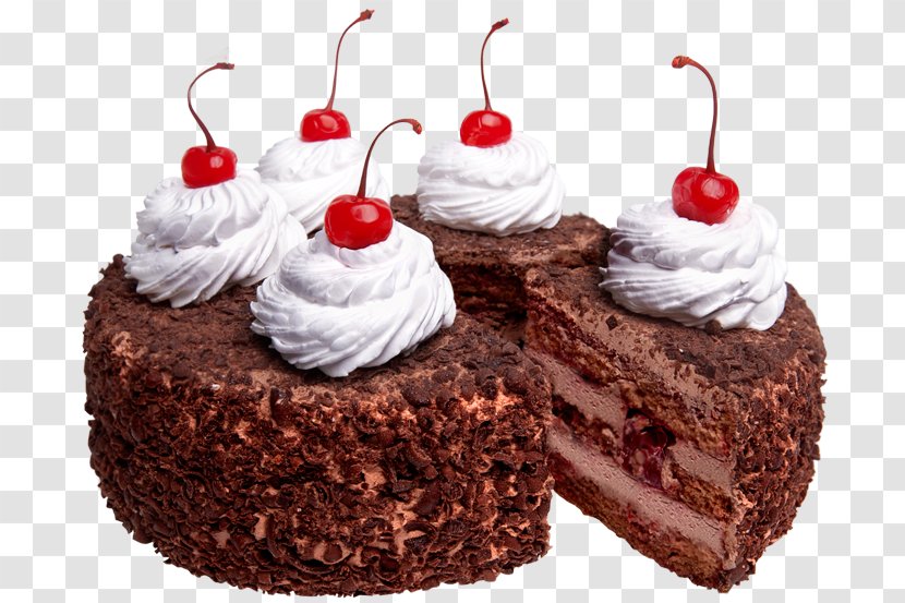 Flourless Chocolate Cake Black Forest Gateau Sachertorte Transparent PNG