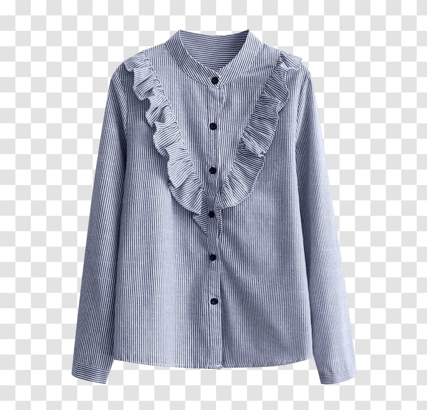 T-shirt Dress Shirt Blouse Sleeve - Button Down Transparent PNG