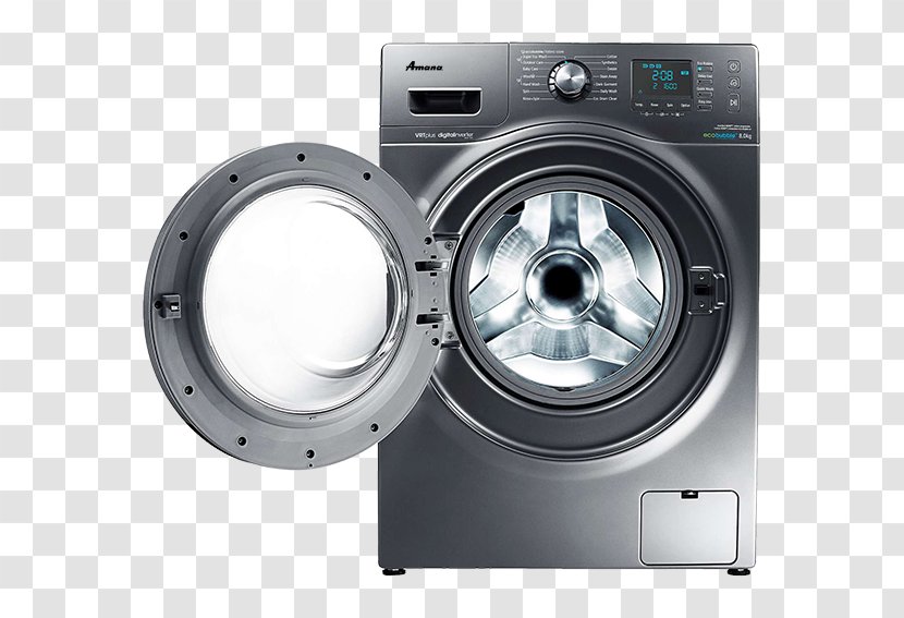 Washing Machines Samsung Seine WF106U4SA Clothing Dry Cleaning Clothes Dryer - Lavadora Transparent PNG