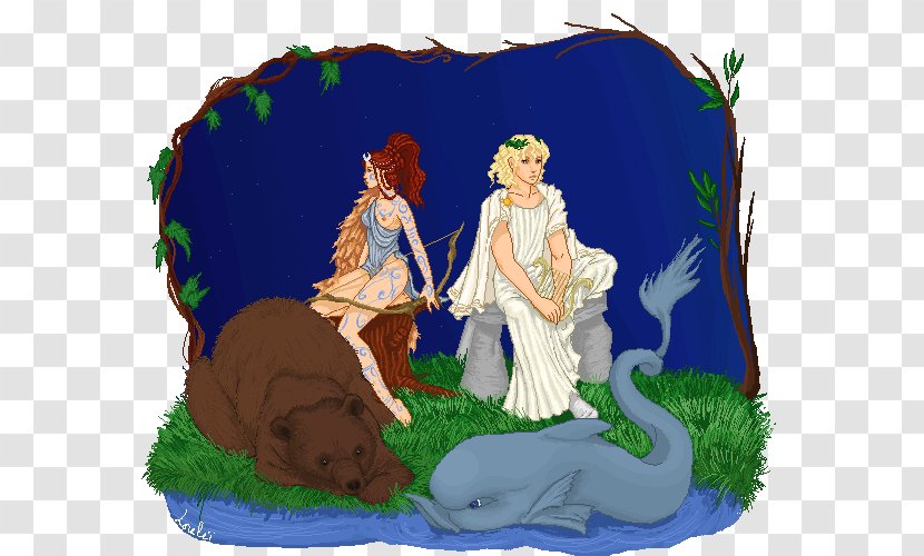 Artemis Apollo Twins In Mythology Greek - Deity - Art Transparent PNG