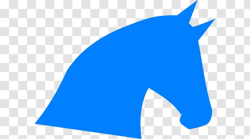 Arabian Horse Fjord Head Mask Clip Art - Line - Blue Cliparts Transparent PNG