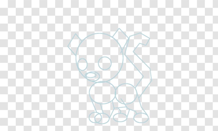 Line Art Sketch - Drawing - How To Draw A Tiger Paw Transparent PNG