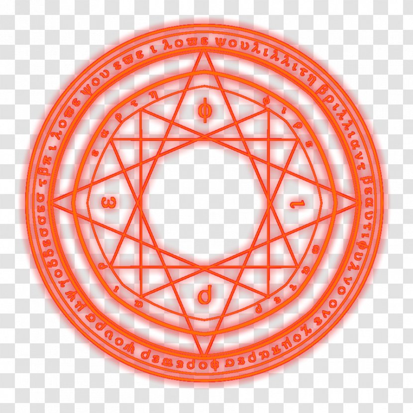 Magic Circle Spell Evocation - Area - Fire Transparent PNG