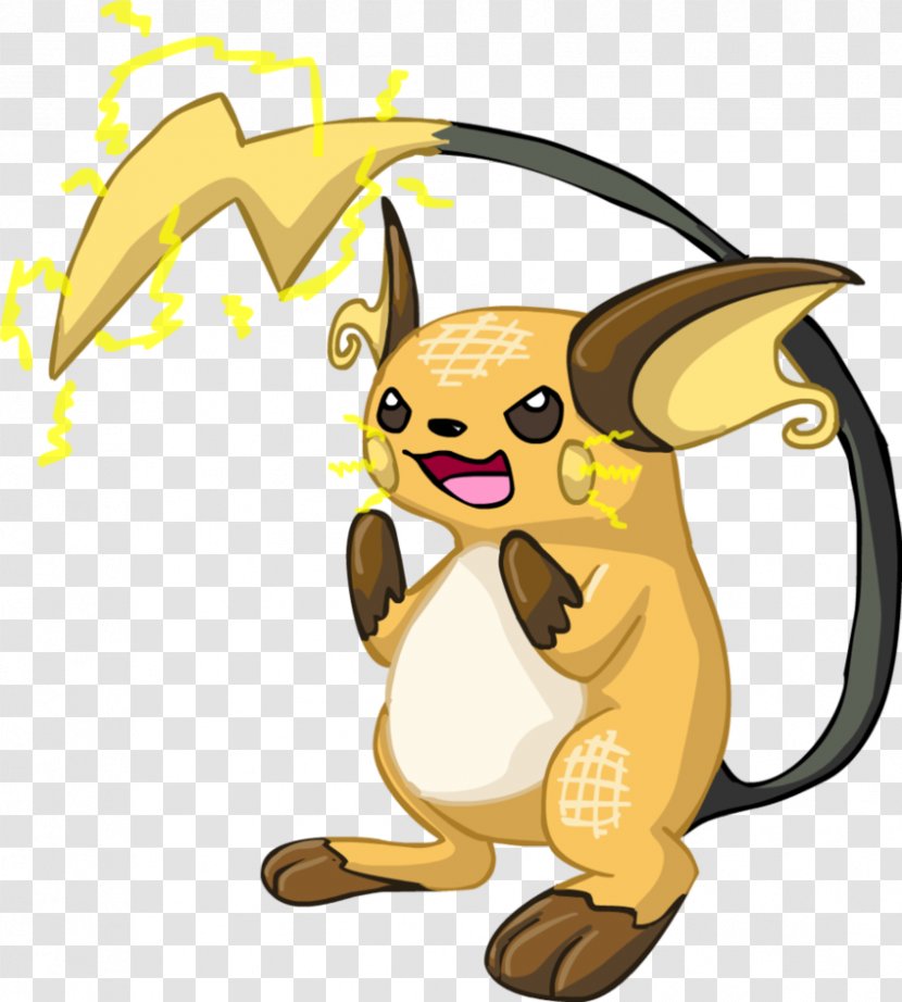 Detective Pikachu Thunder Shock Raichu Pokémon HeartGold And SoulSilver - Animal Transparent PNG