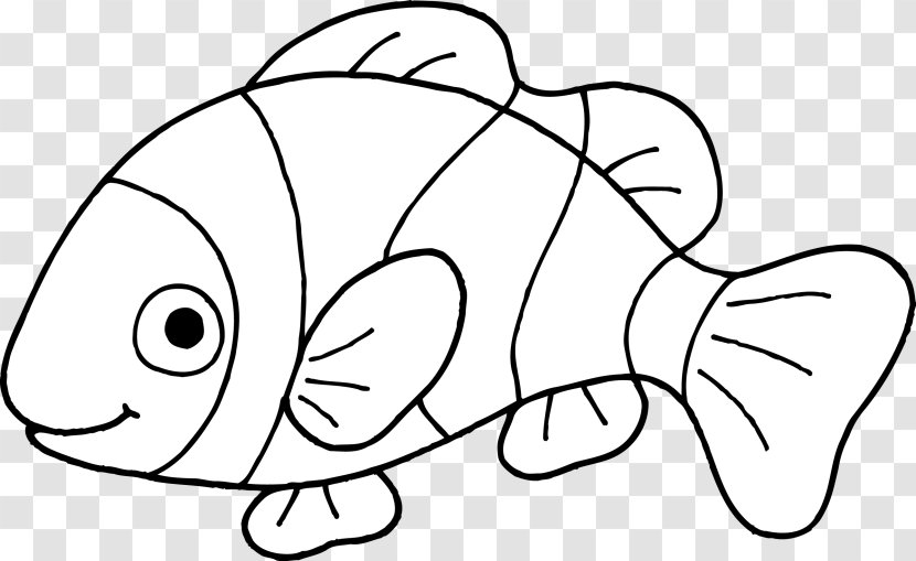 Fishing Black And White Clip Art - Tree - Fish Transparent PNG