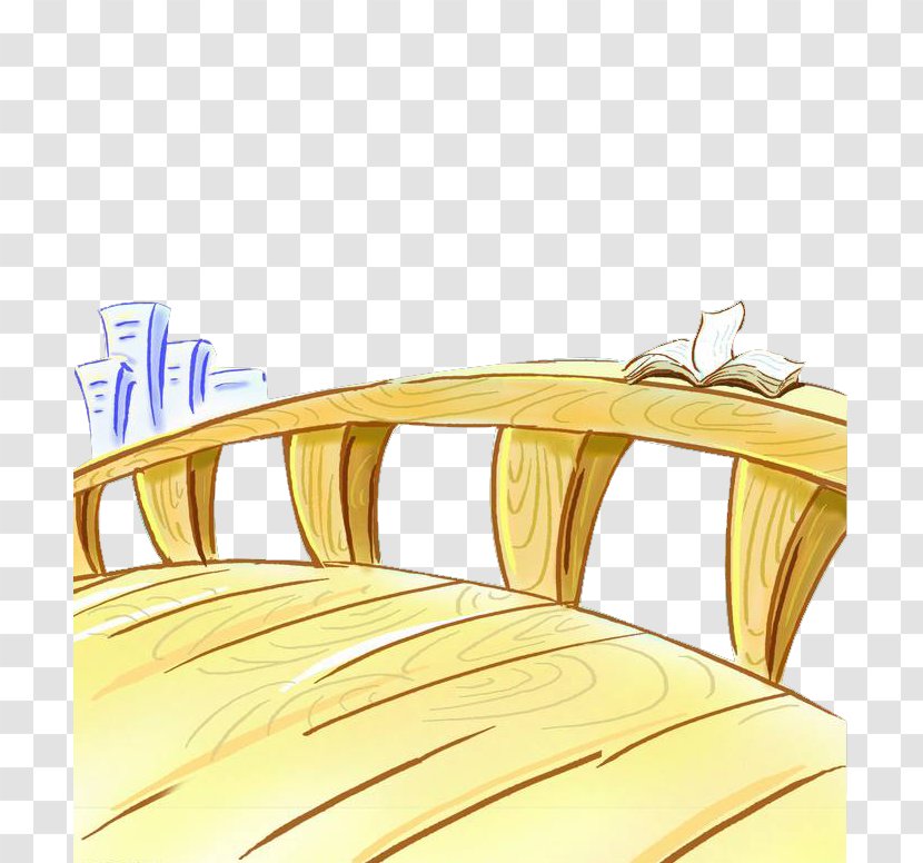 Cartoon Poster - Bridge - Wooden Transparent PNG