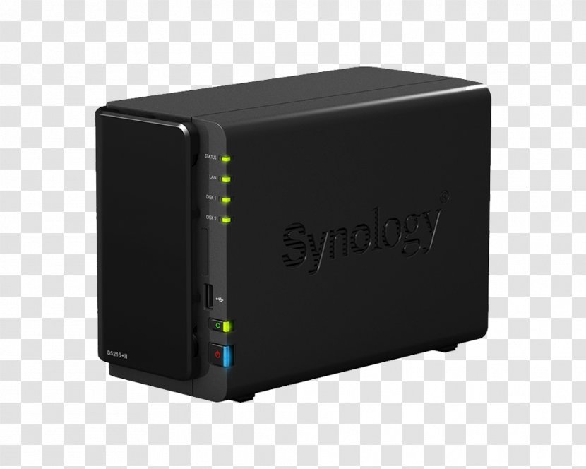 Network Storage Systems Synology Inc. DiskStation DS216+ QNAP Systems, Disk Station II - Diskstation Ds216 Transparent PNG