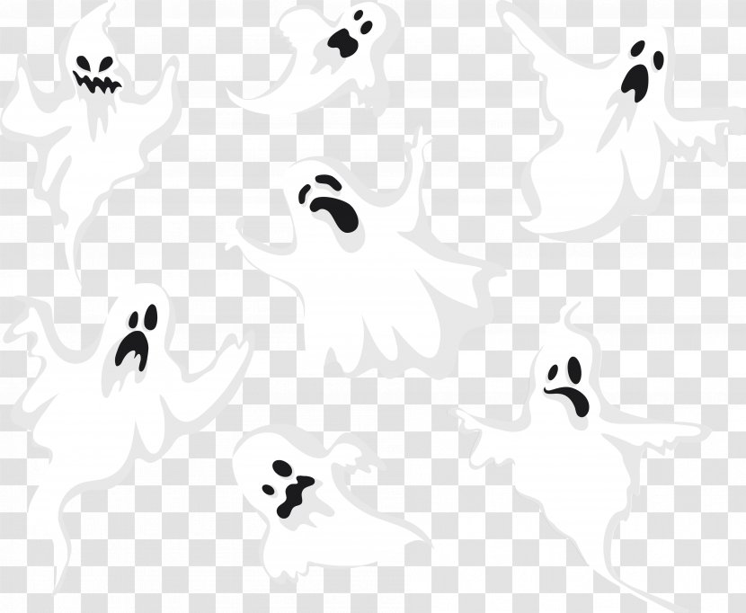 Yu016brei Ghost Clip Art - Monochrome Photography - Vector Transparent PNG
