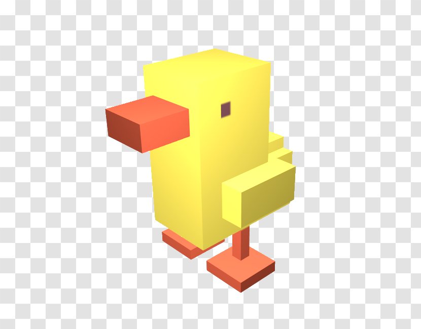 Material Yellow Angle - Crossy Road Transparent PNG