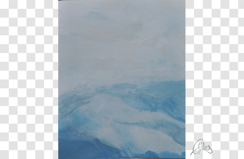 Painting Microsoft Azure Geology Cloud Computing Phenomenon - Watercolor Stain Transparent PNG