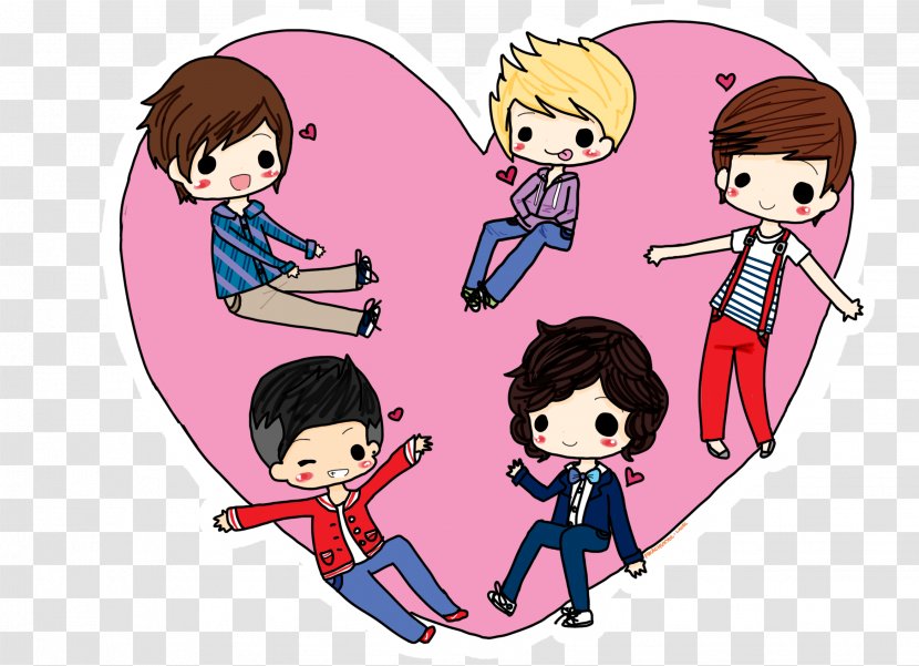 One Direction Drawing Cartoon Clip Art - Watercolor - Cliparts Transparent PNG