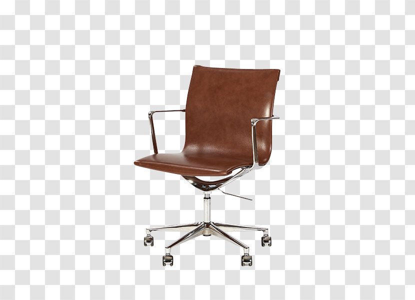 Office & Desk Chairs Furniture Aniline Leather - Chair - Low Profile Transparent PNG
