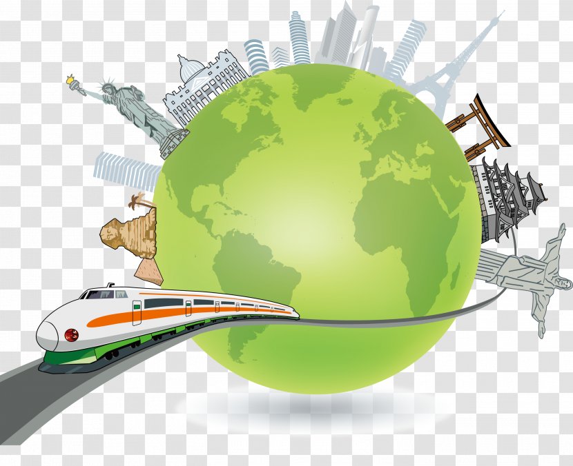 Earth Cartoon - Vecteur - The Travels Around Transparent PNG