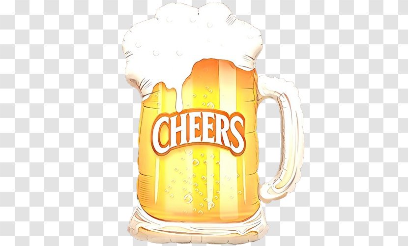 Orange Drink Beer Stein Soft Glasses - Drinkware - Pint Glass Transparent PNG