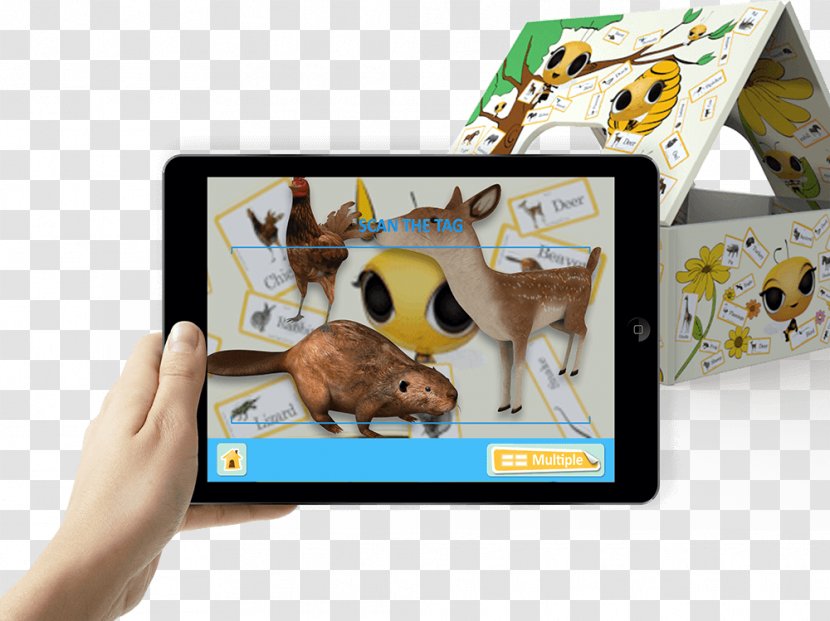 Google Play - Fauna - Ipad Hand Transparent PNG