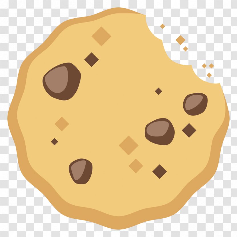 Chocolate Chip Cookie Black And White T-shirt Emoji Biscuits - Sugar Transparent PNG