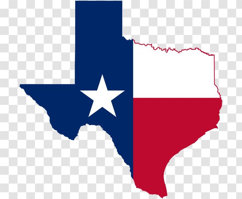Flag Of Texas Blank Map - Indiana Transparent PNG