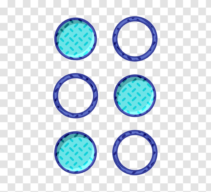 Circle Icon - Turquoise - Electric Blue Transparent PNG