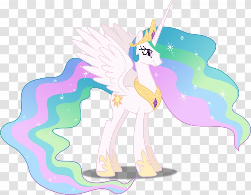 Princess Celestia Twilight Sparkle Applejack Pony Sunset Shimmer - Vector Transparent PNG