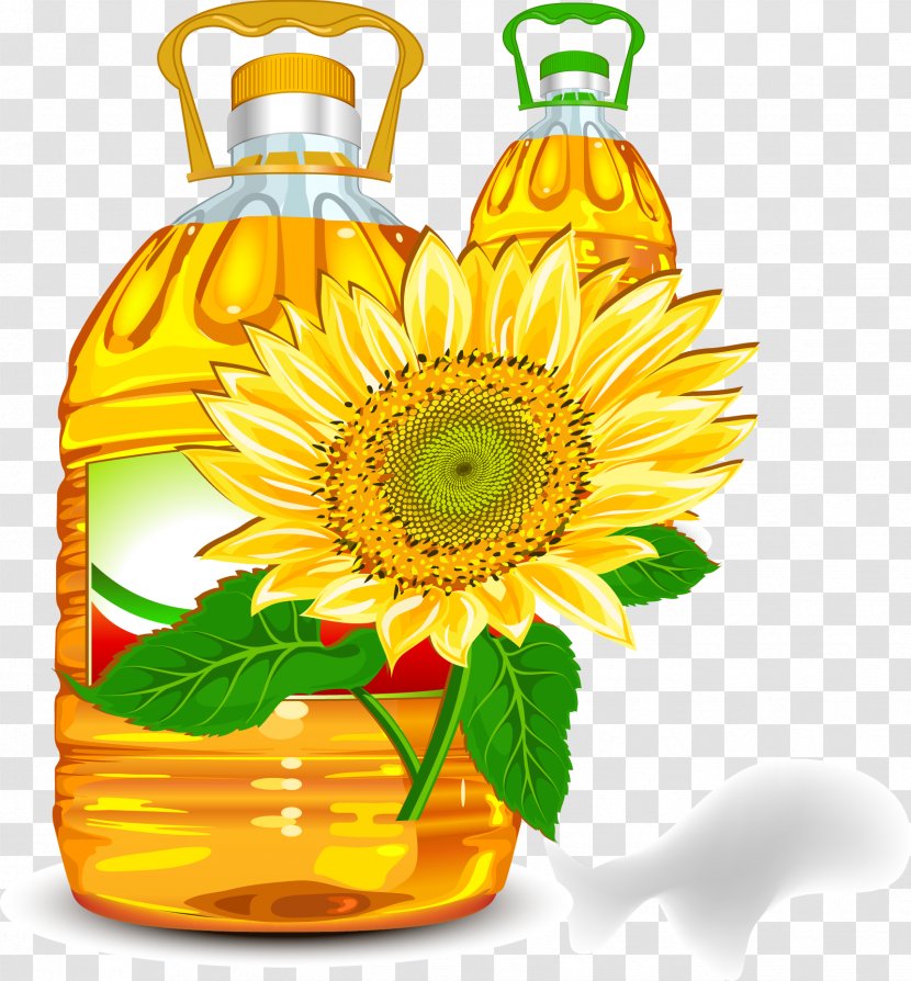 Sunflower Oil Olive Cooking Clip Art - Oils - Edible Vector Material Transparent PNG