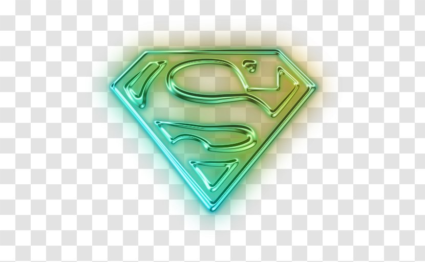 Superman Logo Desktop Wallpaper - Green - Glowing Books Transparent PNG