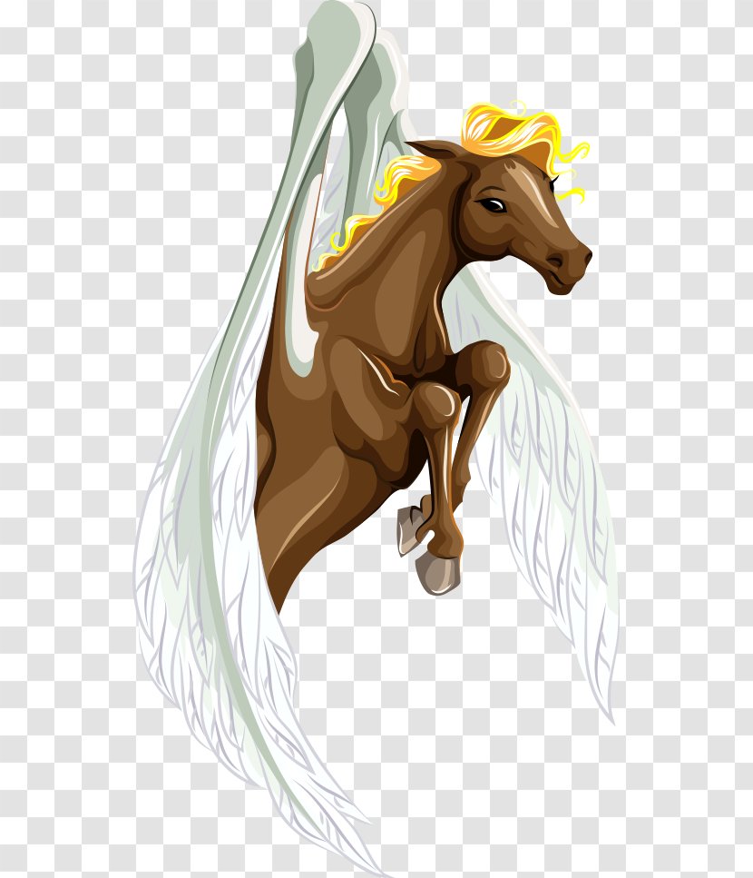 Akhal-Teke Gallop Mane Illustration - Mustang Horse - Pegasus Painted Transparent PNG