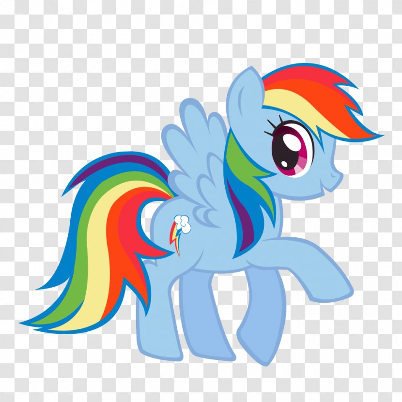 Rainbow Dash Pinkie Pie Fluttershy Twilight Sparkle Pony - Cute Cartoon Transparent PNG