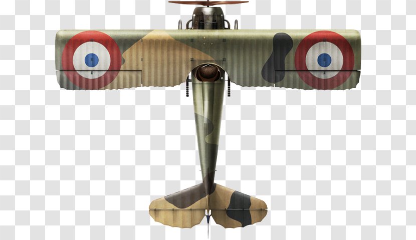 SPAD S.XIII S.VII Airplane Aircraft Nieuport 17 - Wing - Bus Top View Transparent PNG