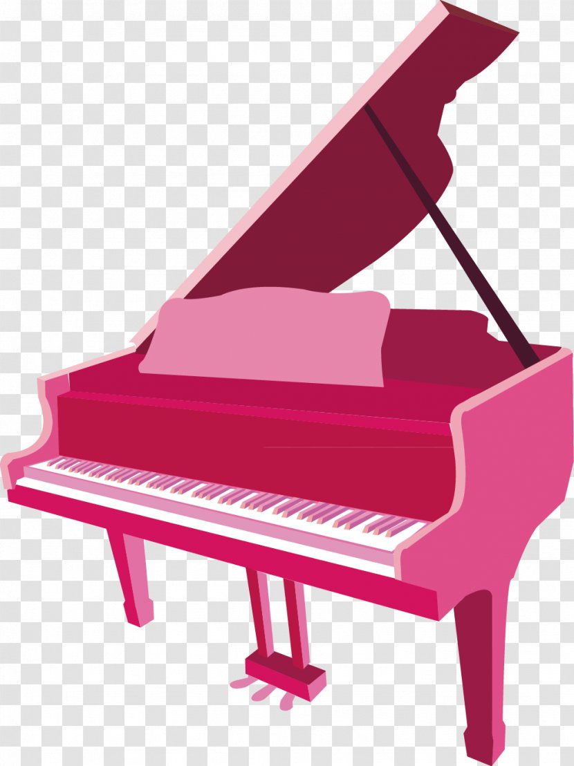 Fortepiano - Musical Instrument - Piano Transparent PNG