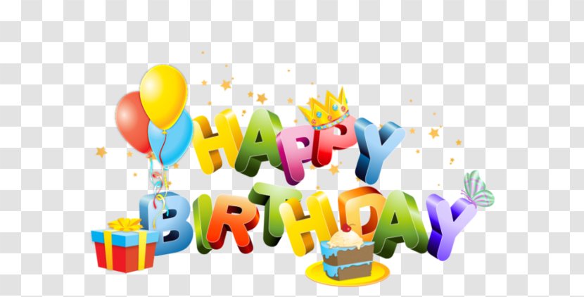 Happy Birthday To You Carte D'anniversaire Party Clip Art - Text Transparent PNG