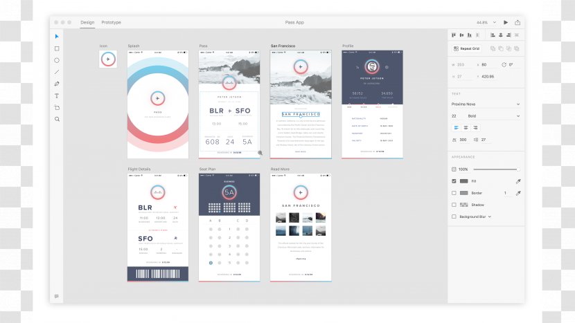 Adobe XD User Experience Interface Design MacOS Transparent PNG
