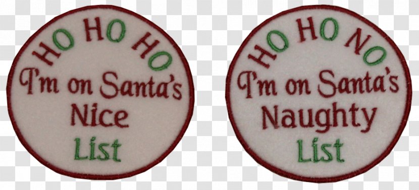 Santa Claus Font Text Messaging - Brand - St. Patricks Badge Transparent PNG