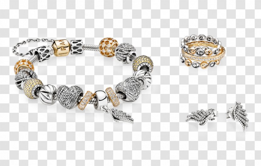 Charm Bracelet Earring Pandora Jewellery - Fashion Accessory Transparent PNG