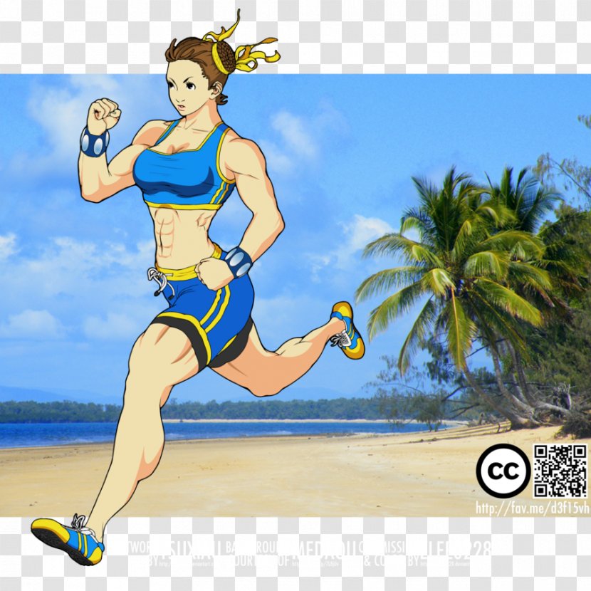 Running Chun-Li DeviantArt Sport - Silhouette - Chun Transparent PNG