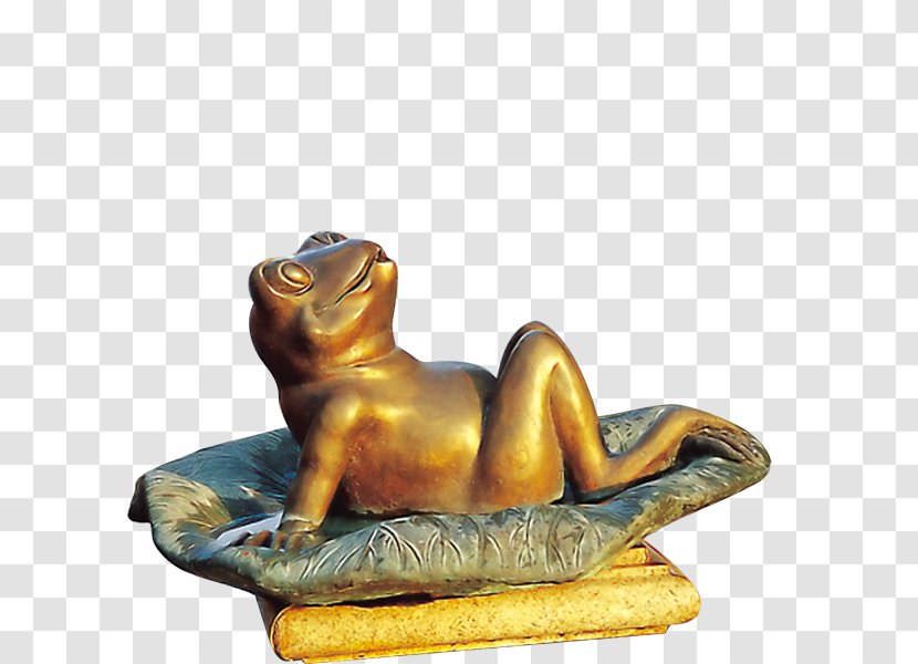 Bronze Sculpture Relief - Frog Statue Transparent PNG