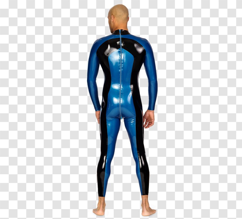 Wetsuit Dry Suit LaTeX Electric Blue - Flower - Boys Fashion Transparent PNG